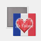 Franse liefde magneet (Voorkant / Achterkant)
