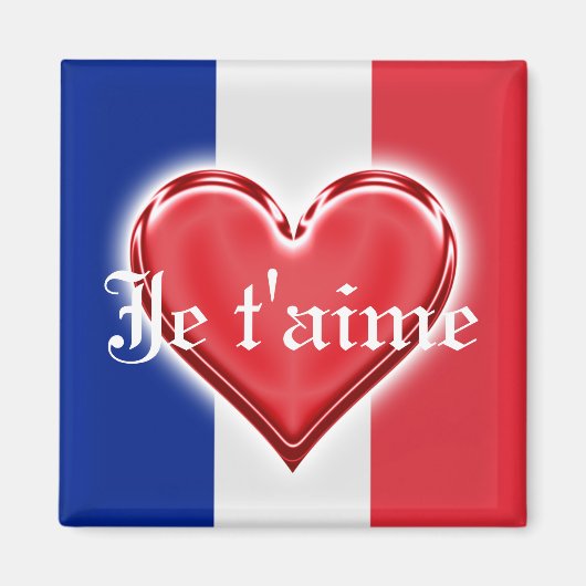 Franse liefde magneet (Voorkant)