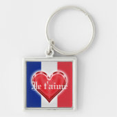 Franse liefde sleutelhanger (Voorkant)