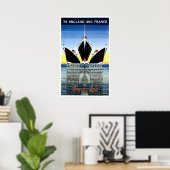 Franse lijn scheepsreclame poster (Thuiskantoor)