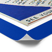 Franse lijn Winter Cruises Poster (Hoek)