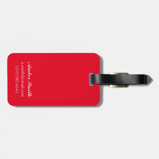 Franse lijnreisposter, Havre-to-Plymouth, NY Bagagelabel (Achterkant horizontaal)