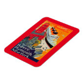 Franse lijnreisposter, Havre-to-Plymouth, NY Magneet (Linkerzijde)