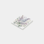 Franse Lila Waterverf Bloemen Lente & Zomer Post-it® Notes (Schuin)