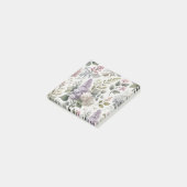 Franse Lila Waterverf Bloemen Lente & Zomer Post-it® Notes (Schuin)