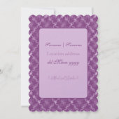 Franse Lilac Boeket Save The Date (Achterkant)
