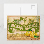 Franse limonade Summer Citrus Lemons Briefkaart (Voorkant / Achterkant)