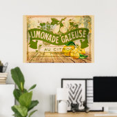  Franse limonade Summer Citrus Lemons Poster (Thuiskantoor)