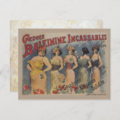  franse lingerie Wedding Shower Kaart (Voorkant / Achterkant)