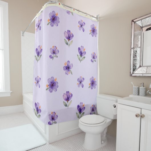Franse Linnen Gordijn voor de Douche (In situ)