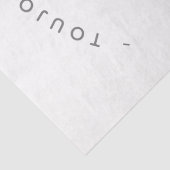 Franse  Logo olijfolie ontkoppeling Tissuepapier (Detail)