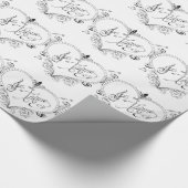 Franse Love Quote Cadeaupapier (Hoek)