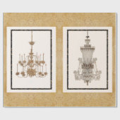 Franse luchters Cadeaupapier (Vlak)