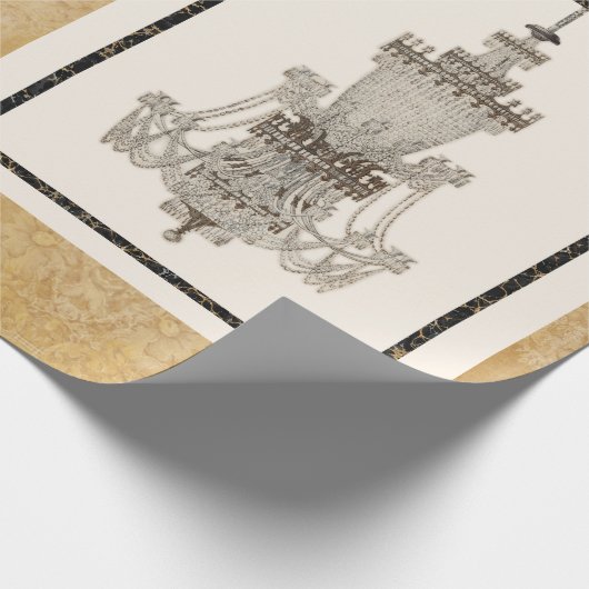 Franse luchters Cadeaupapier (Hoek)