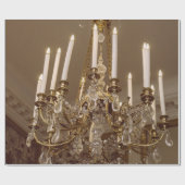 Franse luchters , rococo in Parijs Cadeaupapier (Vlak)