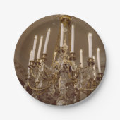 Franse luchters , rococo in Parijs Papieren Bordje (Voorkant)