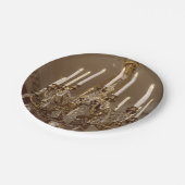 Franse luchters , rococo in Parijs Papieren Bordje (Gekanteld)