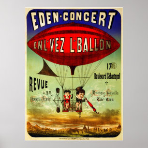 Franse luchthaven poster
