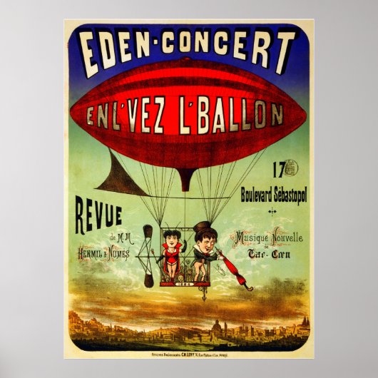 Franse luchthaven poster (Voorkant)