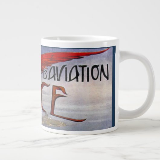 Franse  luchtvaart 1910 in Nice Grote Koffiekop (Rechts)