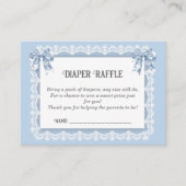 Franse Luier Raffle Enclosure Kaart (Voorkant)