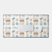 Franse Macaron Desk Mat (Keyboard & Muis)