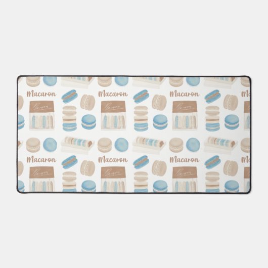 Franse Macaron Desk Mat (Voorkant)