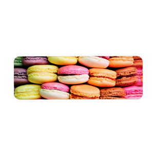 Franse macaron etiket