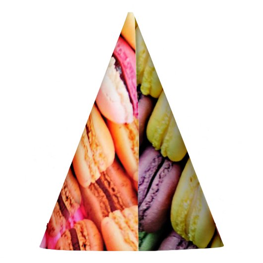 Franse macaron feesthoedjes (Achterkant)