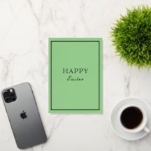 Franse Macaron Gelukkig Pasen Groen