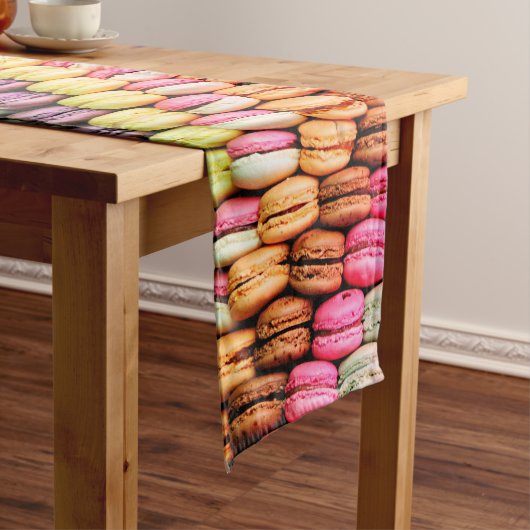 Franse macaron korte tafelloper (Voorbeeld)