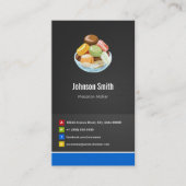 Franse Macaron Maker Macaroons Creatief Vernieuwen Visitekaartje (Voorkant)