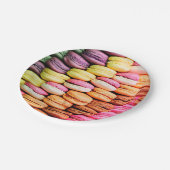 Franse macaron papieren bordje (Gekanteld)
