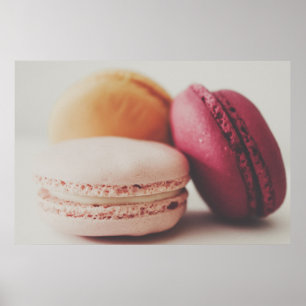 Franse Macaron Poster