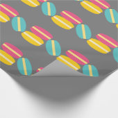 Franse macaroncentrische koekjes cadeaupapier (Hoek)