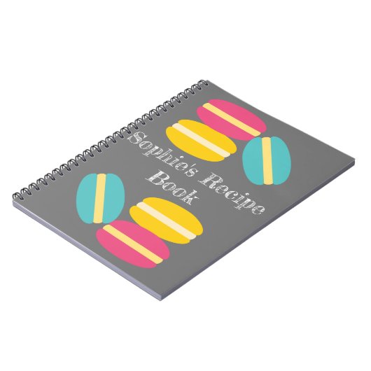 Franse macaroncentrische koekjes notitieboek (Linkerzijde)