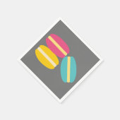 Franse macaroncentrische koekjes servet (Hoek)