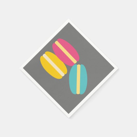 Franse macaroncentrische koekjes servet (Hoek)