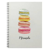 Franse Macarons Aquarel Handgeschilderd