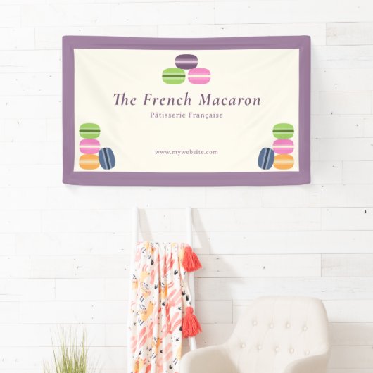 Franse Macarons Banner (Insitu)