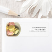 Franse Macarons Bowl Bakery Patisserie Business Etiket (Insitu)