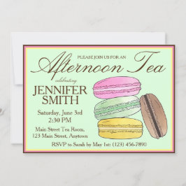 Franse Macarons Bruiloft Shower Middag Thee Feestj Kaart