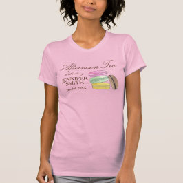 Franse Macarons Bruiloft Shower Theemiddag Partij T-shirt