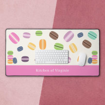 Franse Macarons Desk Mat