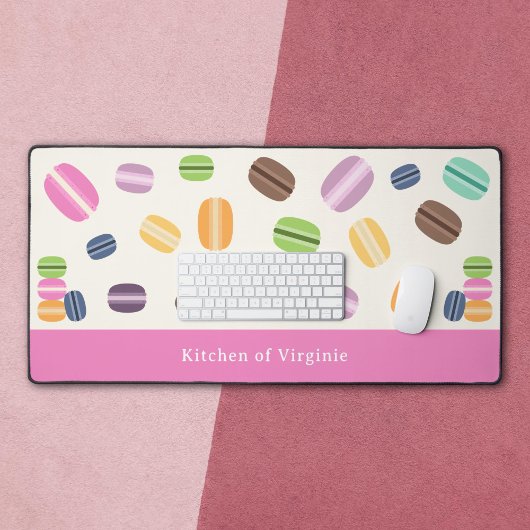 Franse Macarons Desk Mat