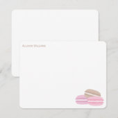 Franse Macarons Hartelijk dank Kaart (Voorkant / Achterkant)