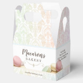 Franse macarons kleine doos bedankdoosjes (Geopend)