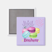 Franse Macarons Magneet (Voorkant / Achterkant)