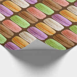 Franse Macarons - meerkleurige pastels Cadeaupapier