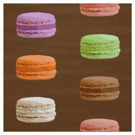 Franse Macarons - meerkleurige pastels Stof
